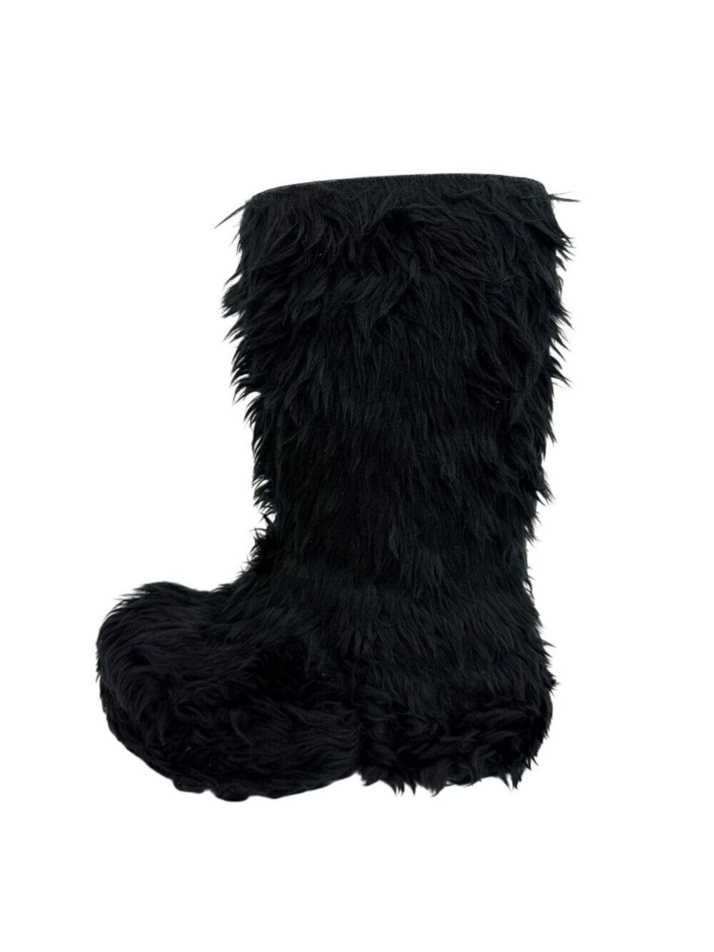 Balenciaga Faux Fur Crocs Boots